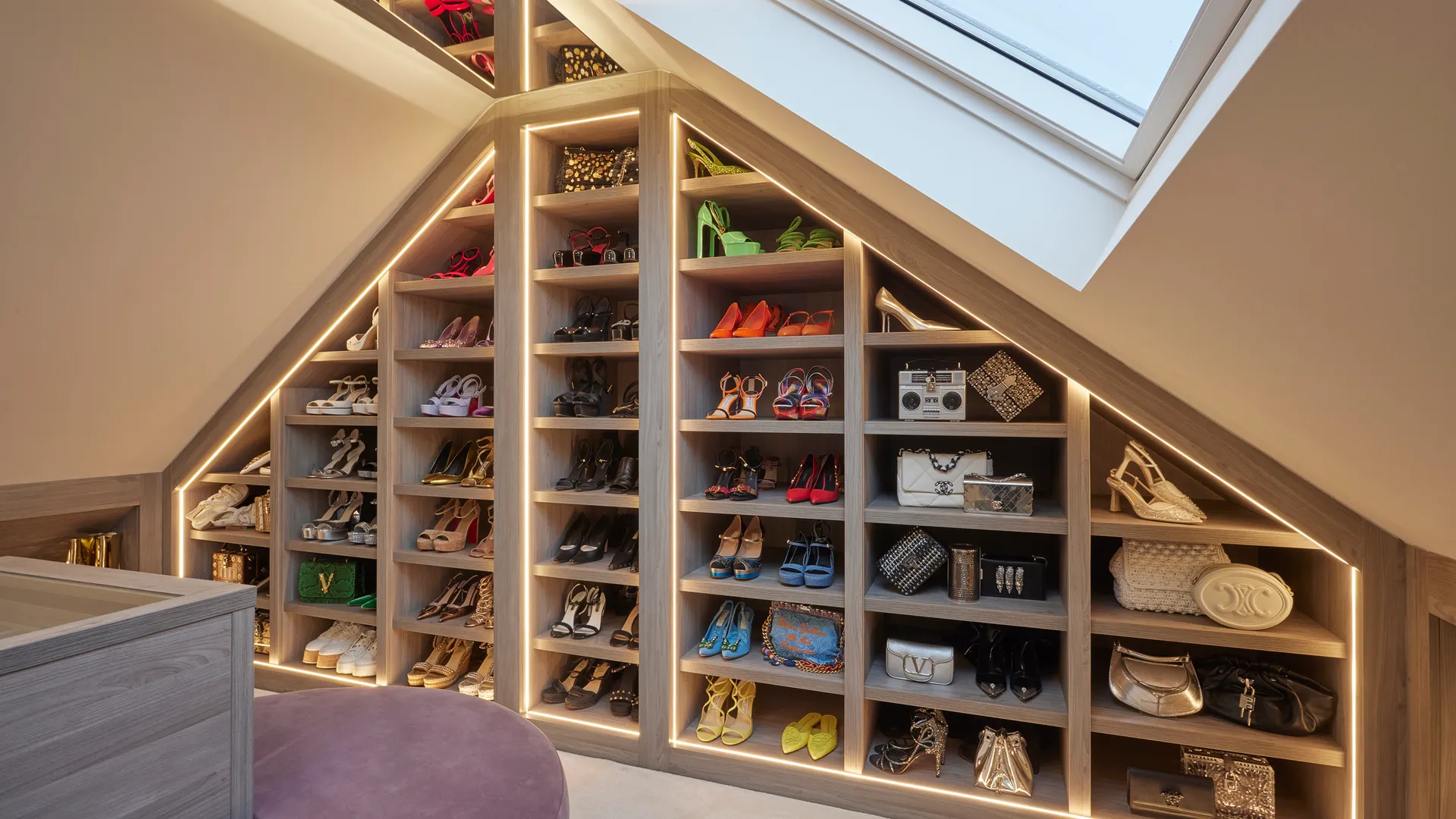 Chatsworth House bespoke shelving by Mia James