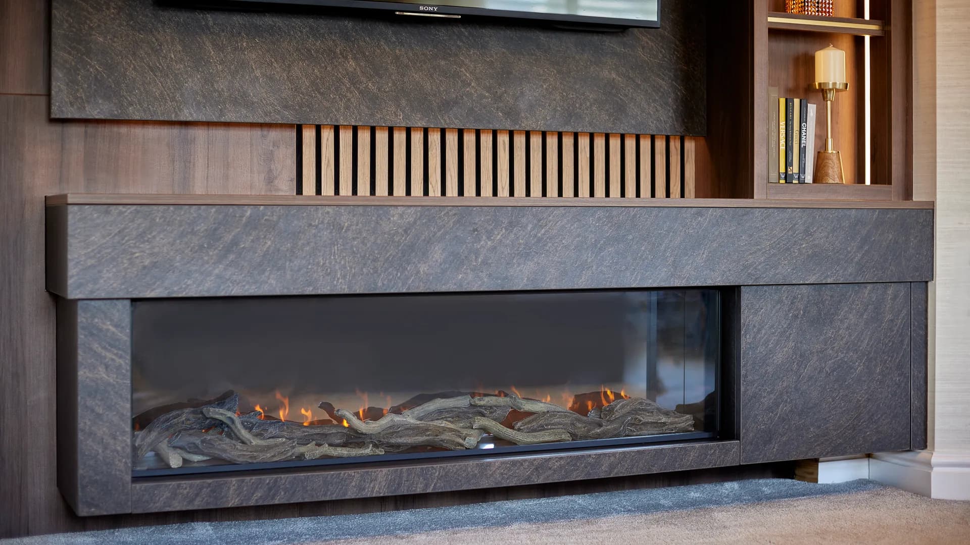 Church Lane fireplace detail by Mia James