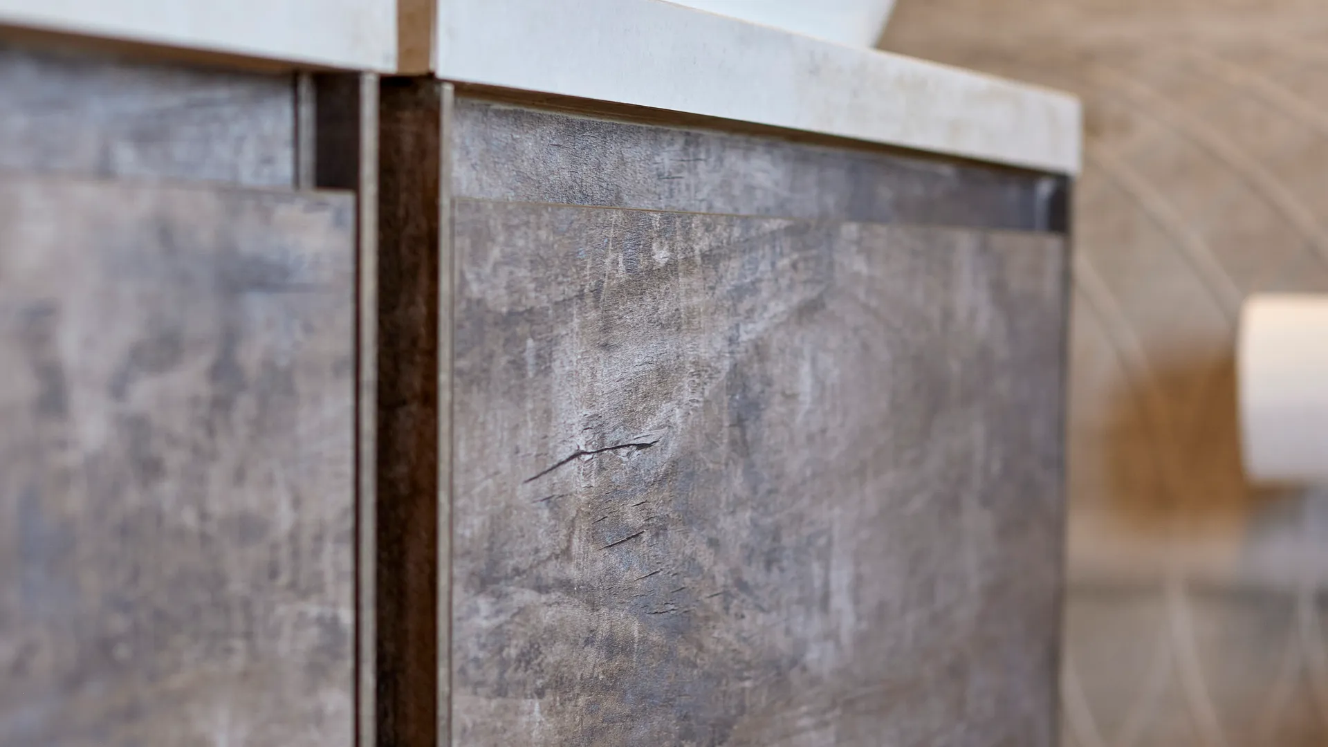 His and hers bathroom basin detail by Mia James