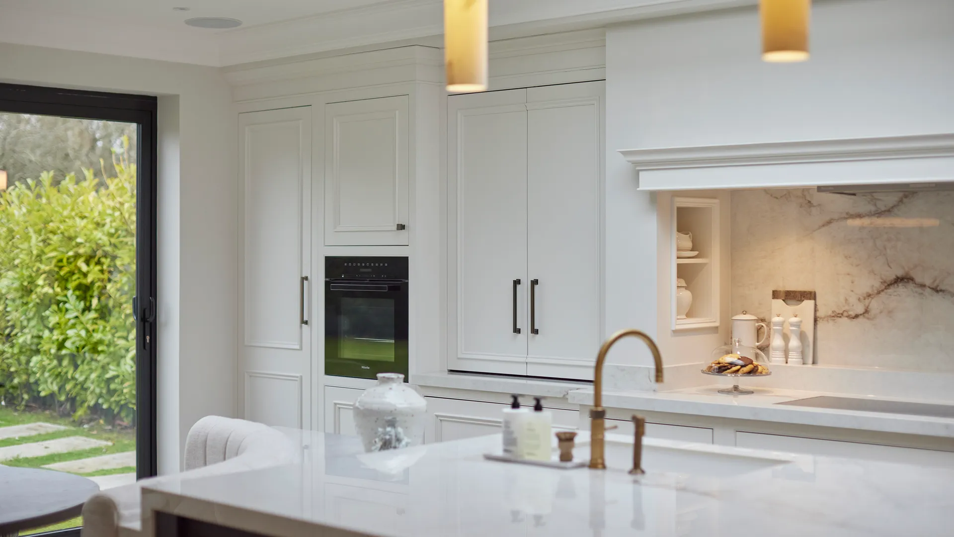 Noble House kitchen island by Mia James