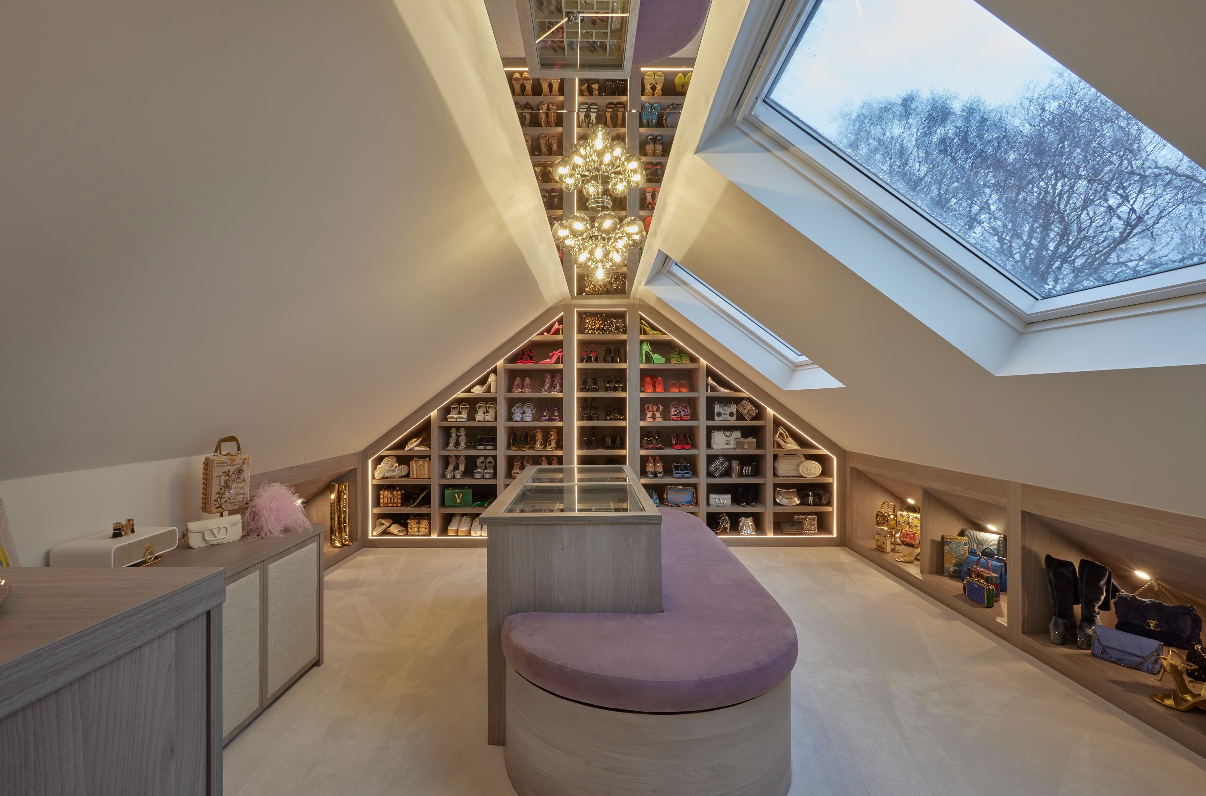 Chatsworth House fitted dressing room by Mia James